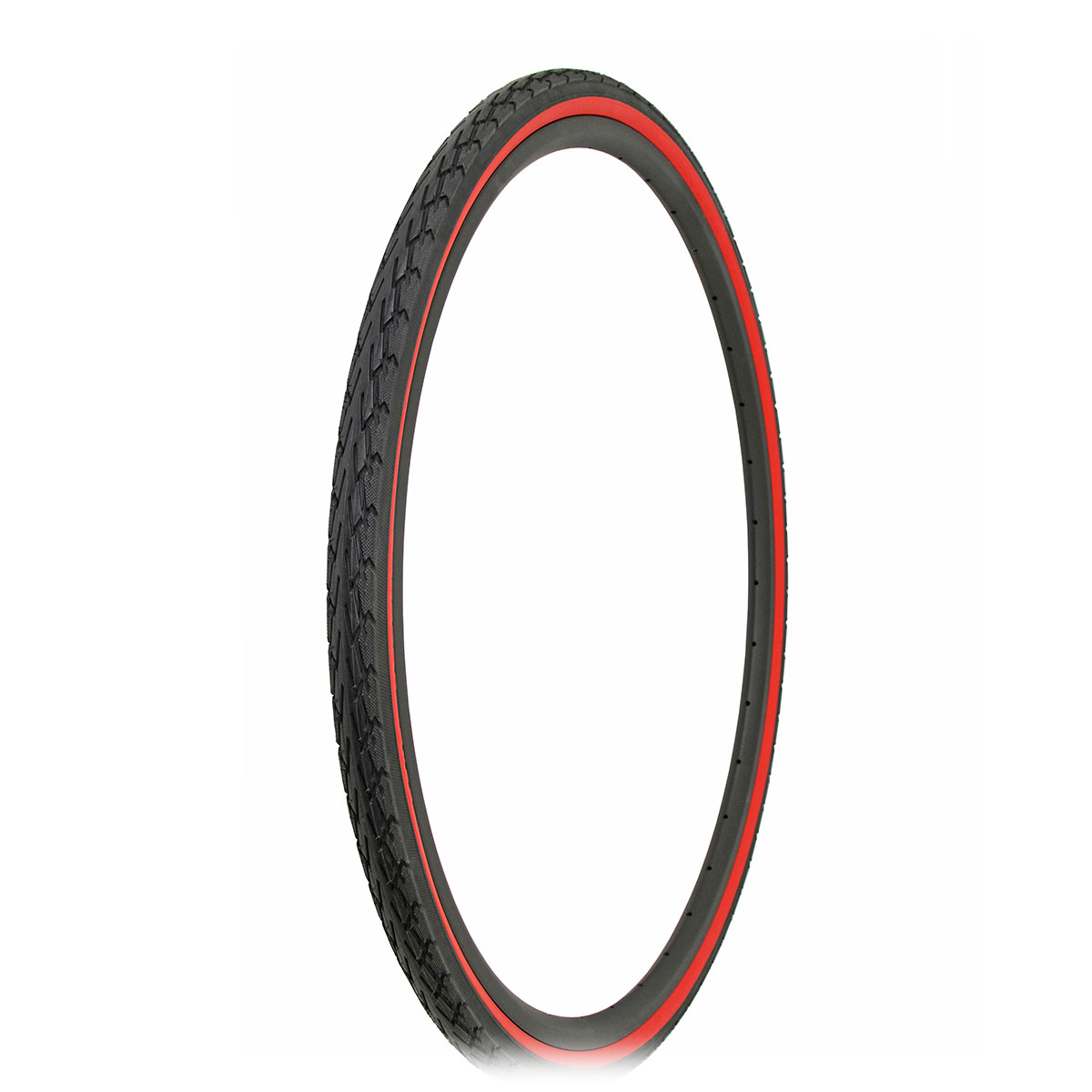 Tire 700 x 35c Black/Red Side Wall DB-7044.