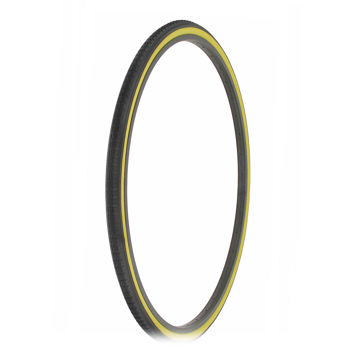 Tire 27 x 1 1/4 Black/Gum Side Wall HF-112.