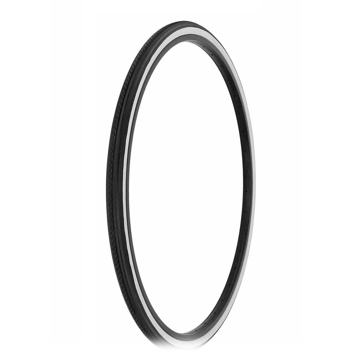 Tire 27 x 1 1/4 Black/White Side Wall HF-156.