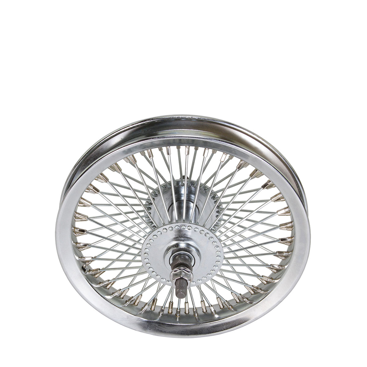 12 Inch x 32mm Steel Front Wheel 72 Spoke 14G Chrome 3/8...
