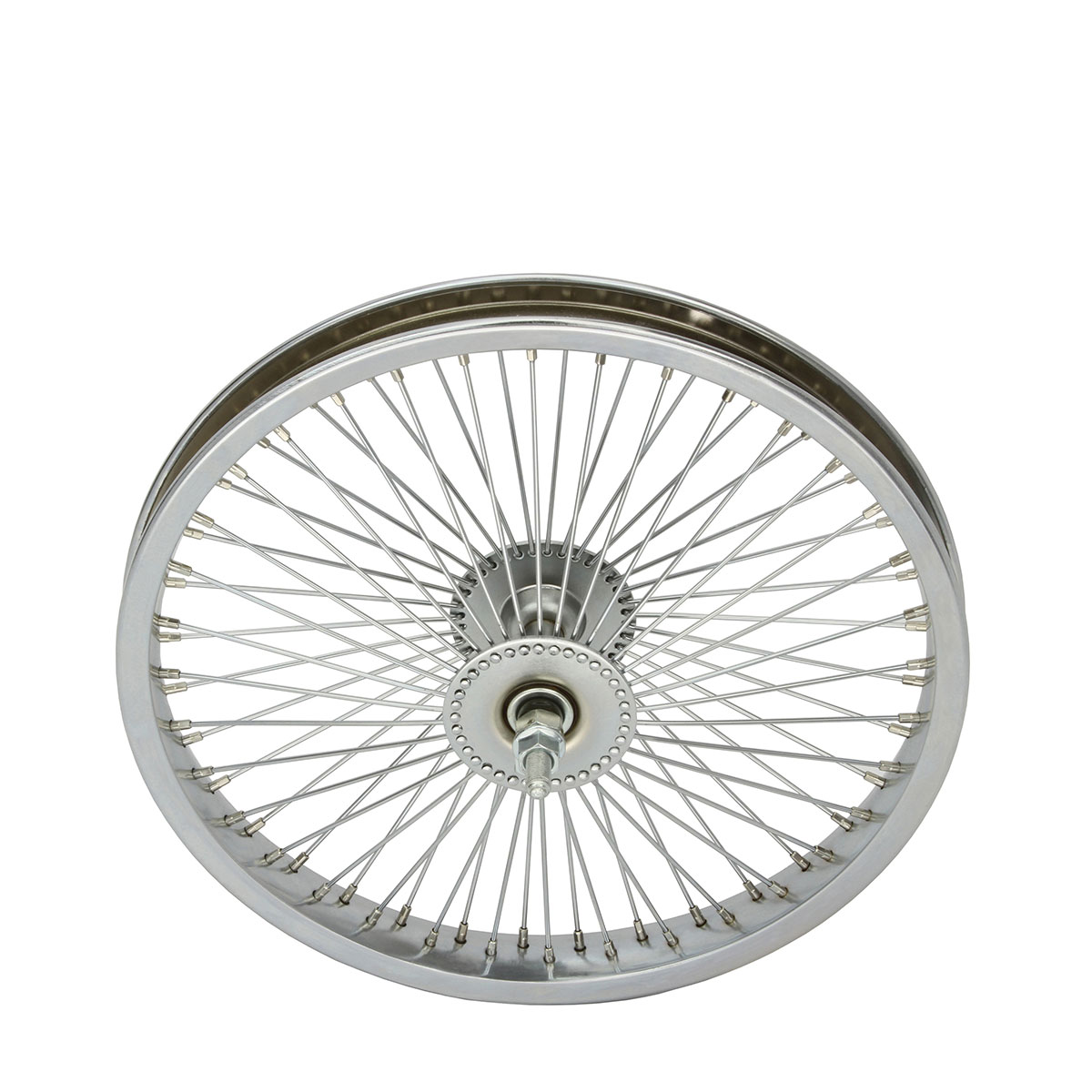 16 Inch X 32mm Steel Front Wheel 72 Spoke 14G Chrome 3/8...