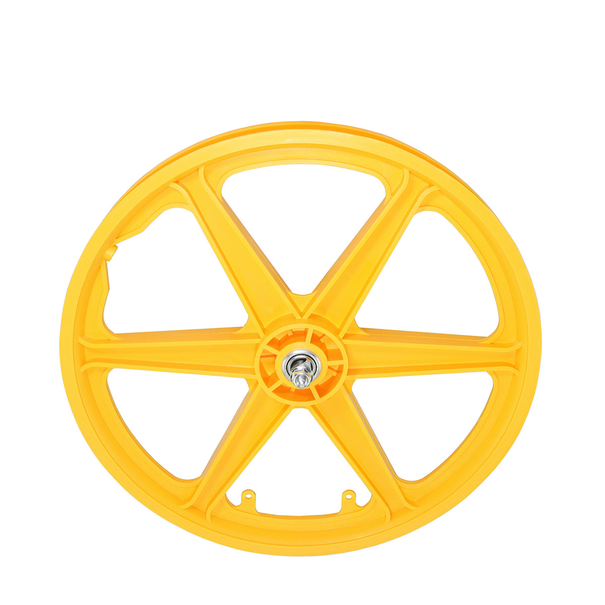 20 Inch x 38mm MAG 6-Spoke Front Wheel 3/8 Axle Yellow.