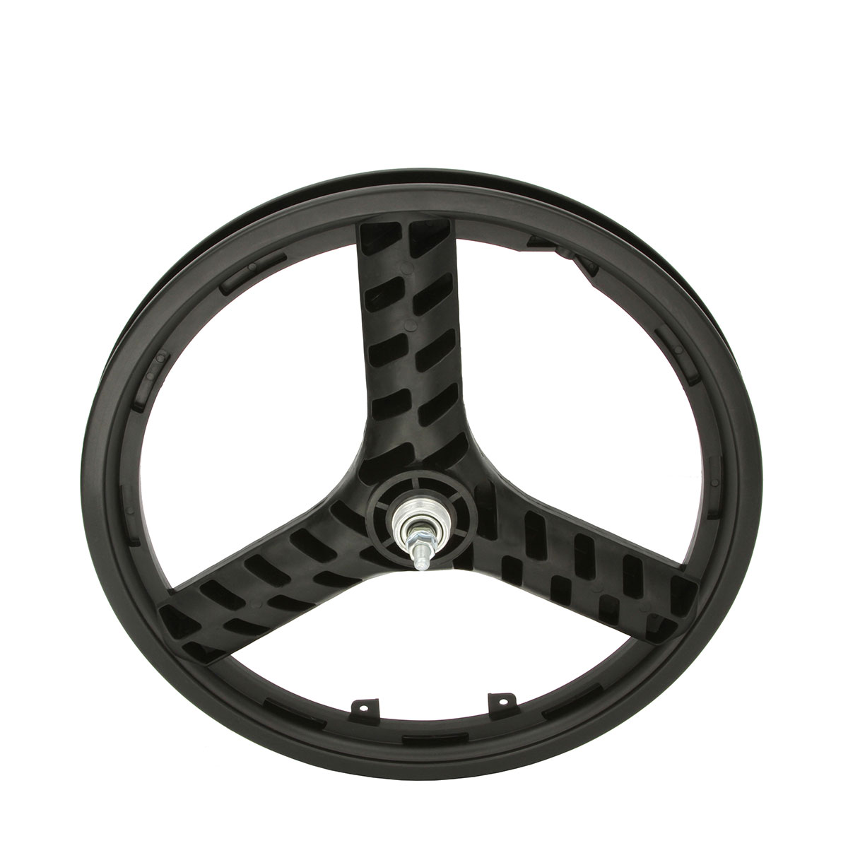 20 Inch x 36mm MAG 3-Spoke Free Wheel 3/8 Axle Black.