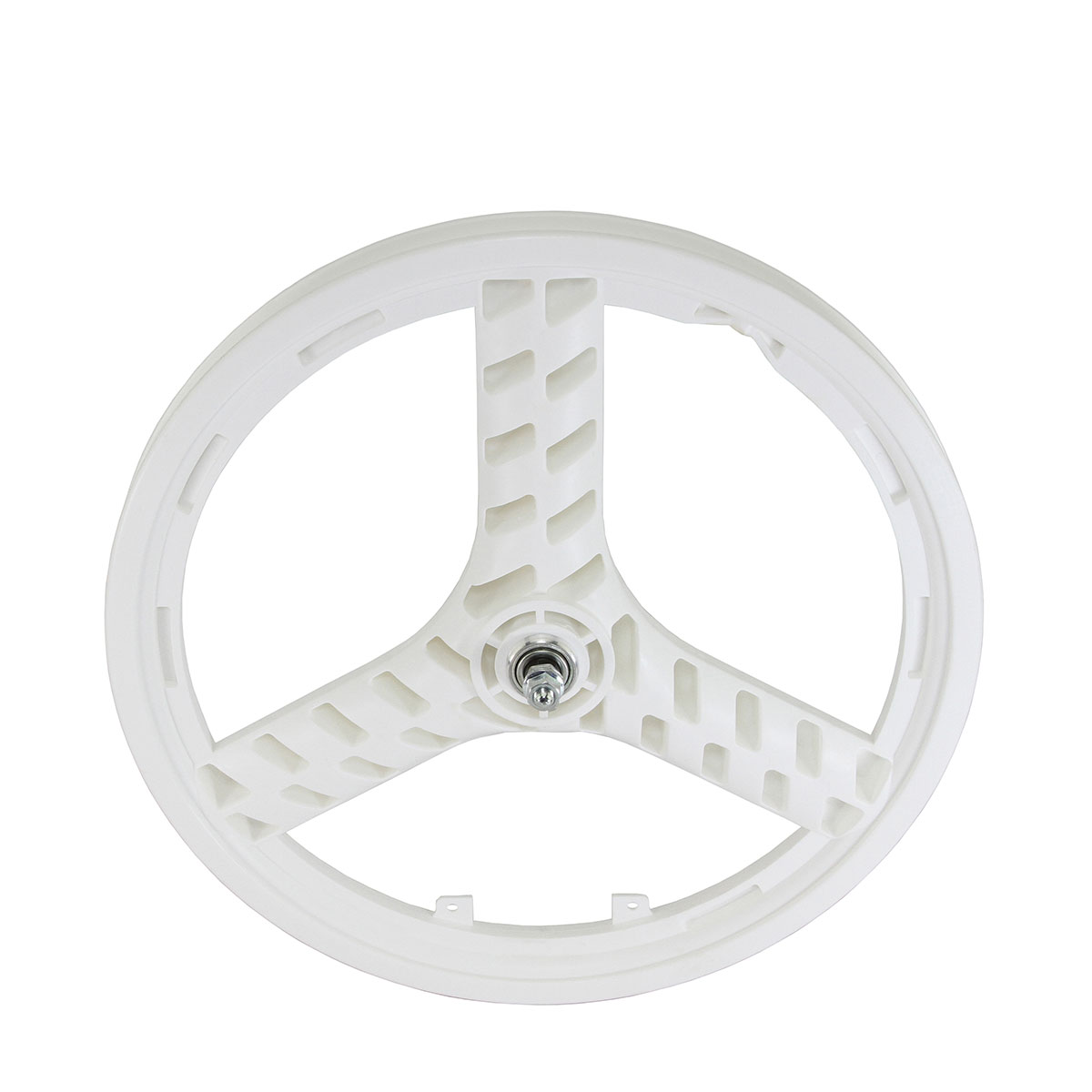 20 Inch x 36mm MAG 3-Spoke Front Wheel 3/8 Axle White.