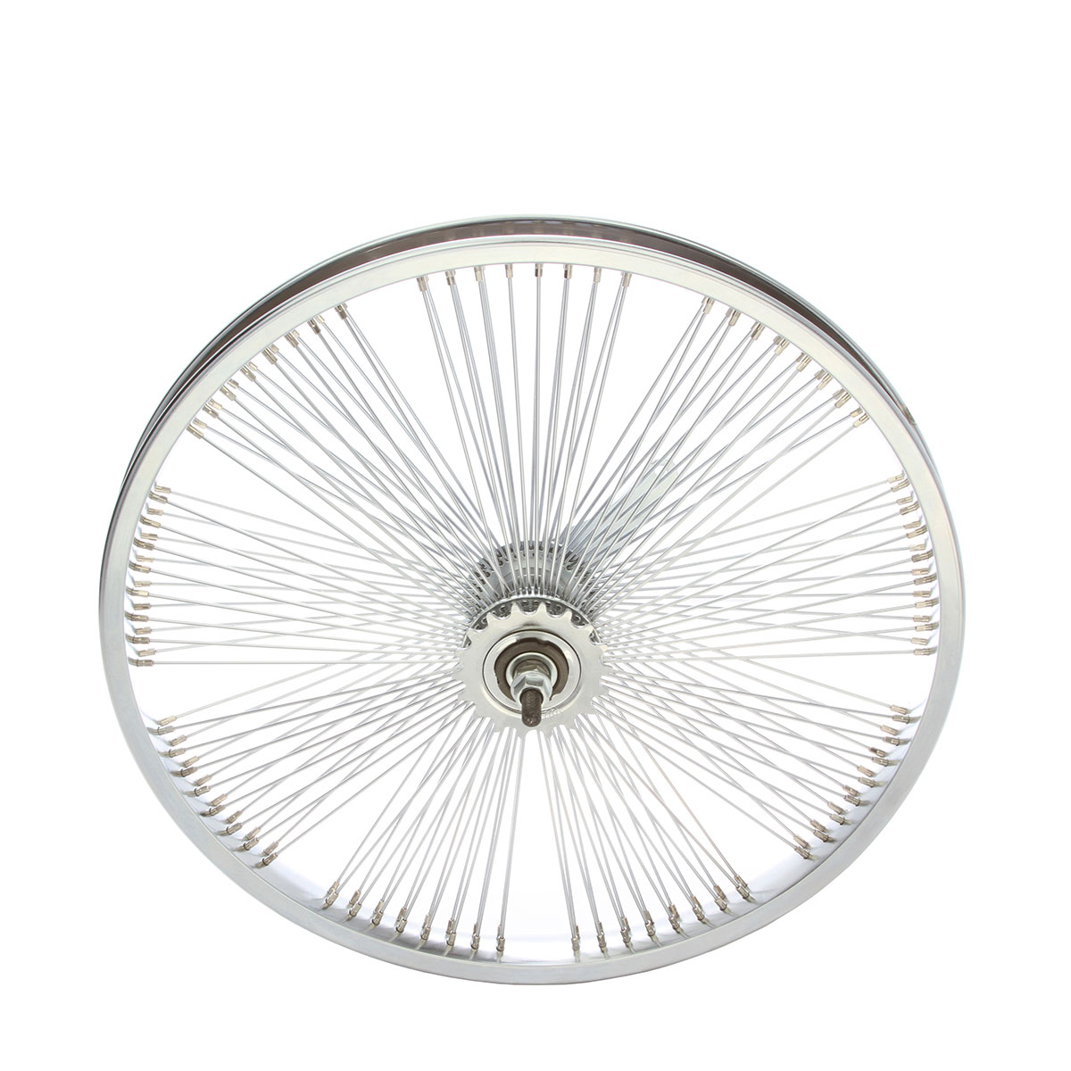 20 Inch x 32mm Fan Steel Coaster Wheel 144 Spoke 14G...