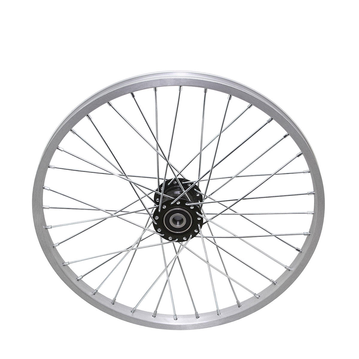 20 Inch x 25mm Hollow-Hub Alloy Wheel 36/Spoke 12G Chrome...