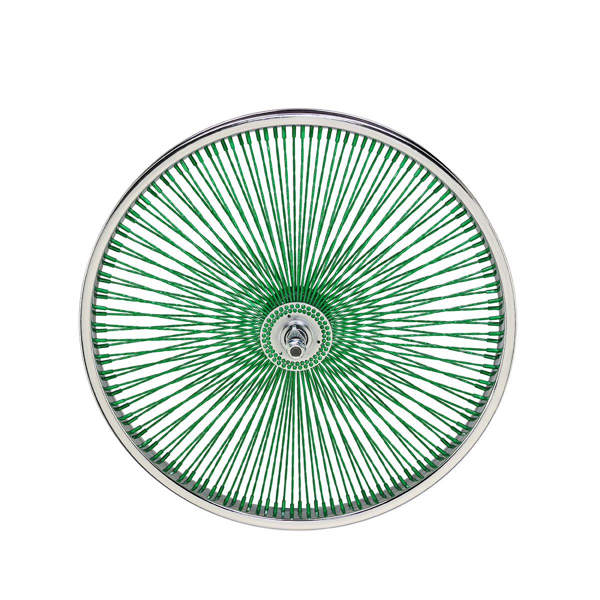 20 Inch x 32mm Steel Front Twisted Wheel 144 Spoke 14G...