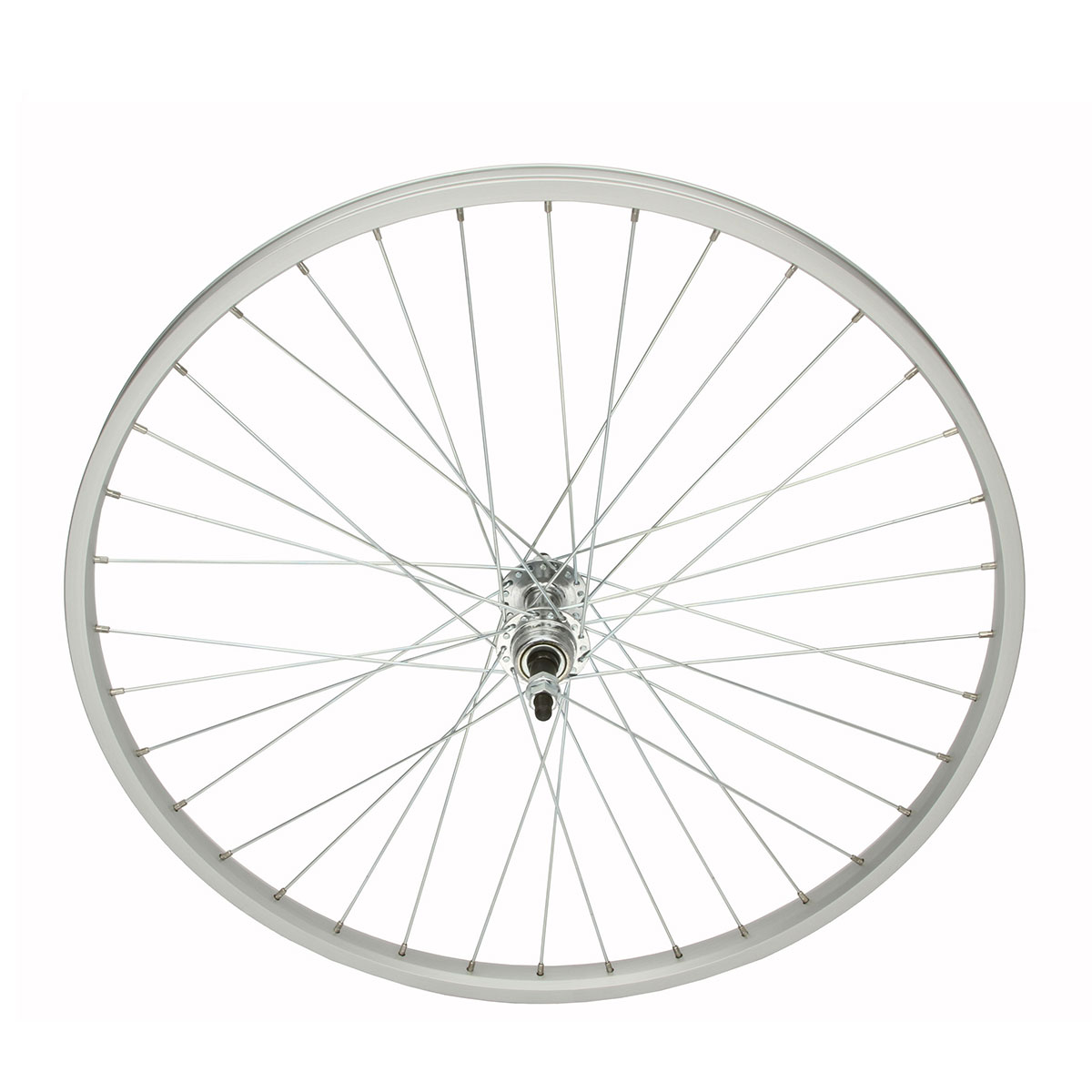 24 Inch x 1 3/8 Alloy Free Wheel 36 Spoke 14G Chrome 3/8...