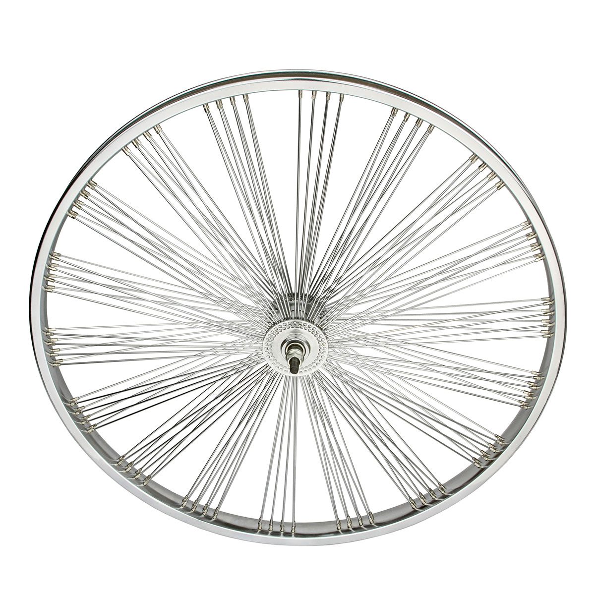 26 Inch x 32mm Fan Steel Front Wheel 144 Spoke...