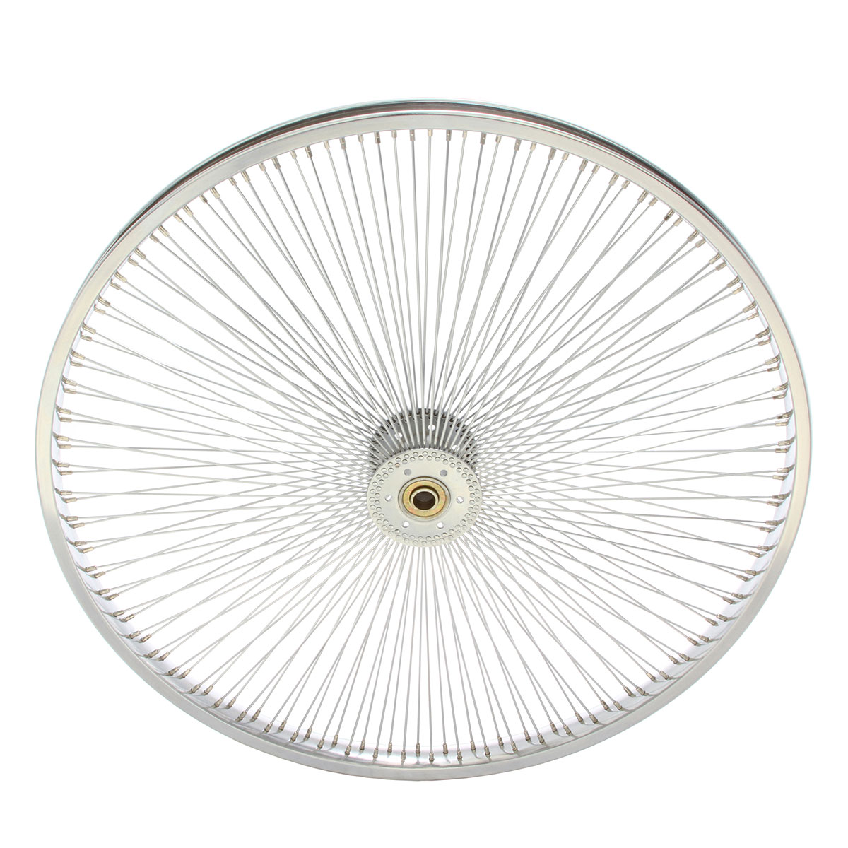 26 Inch x 32mm Hollow-Hub Steel Wheel 144 Spoke 14G...