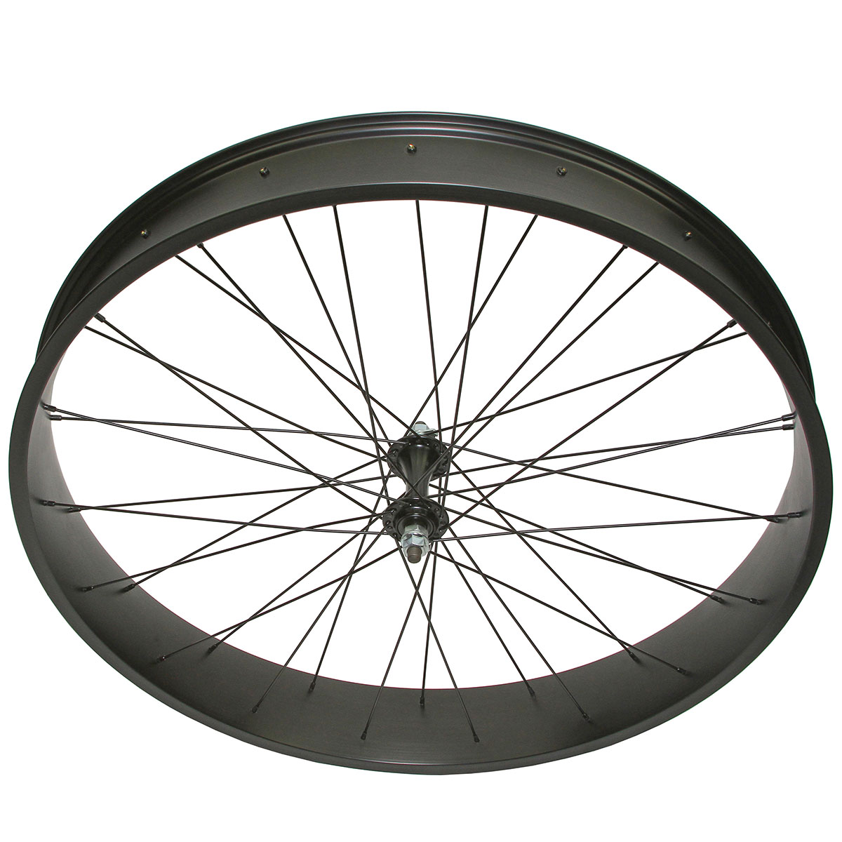 26 Inch x 80mm Fat Alloy Front 6/Bolt Disk Wheel 36 Spoke...