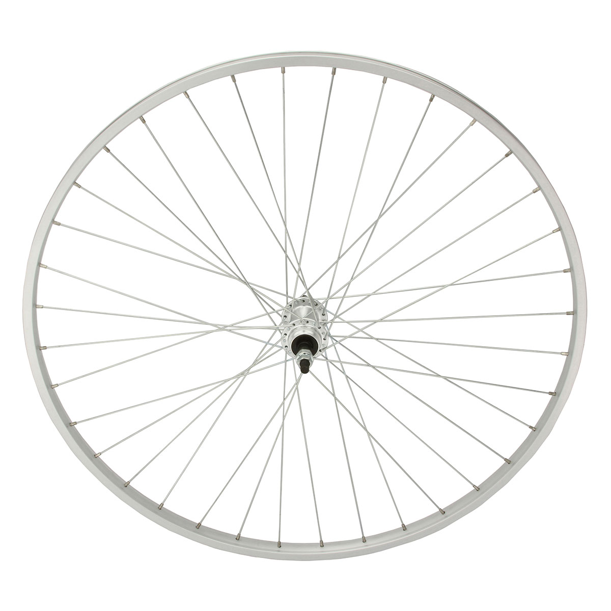 27 x 1 1/4 Alloy Free Wheel 36 Spoke 14G Chrome 3/8 Axle...