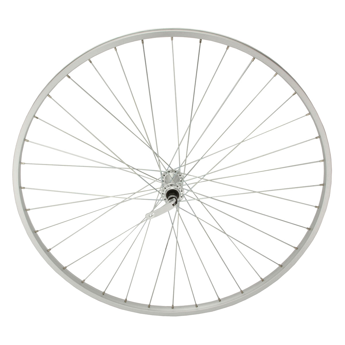 27 x 1 1/4 Alloy Front Wheel 36 Spoke 14G Chrome 3/8...
