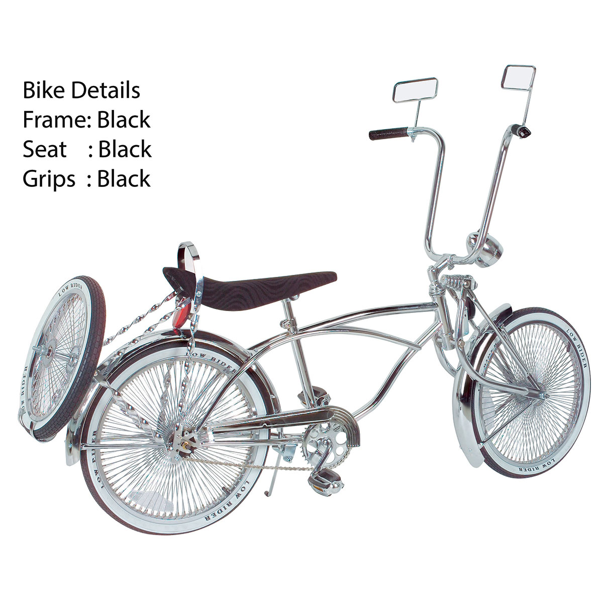 20 Vintage Lowrider Bike 536-3 Black.