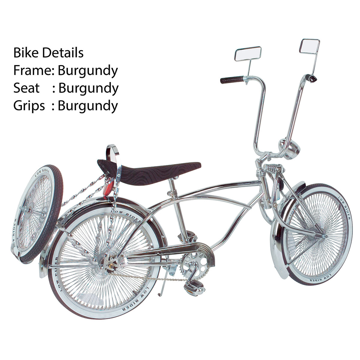 20 Vintage Lowrider Bike 536-3 Red.