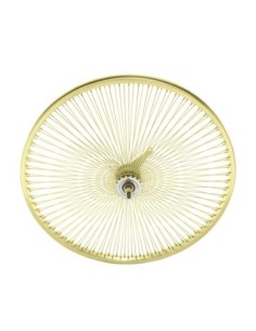 26 Steel Coaster Wheel 144 Spoke 14gGold 3/8 Axle Single...